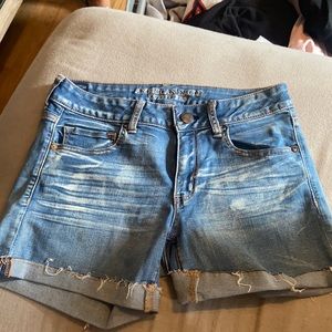 American Eagle super super stretch jeans shorts